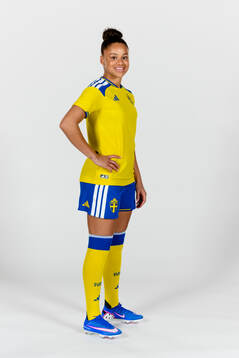 Felicia Schröder of the Swedish women's national football