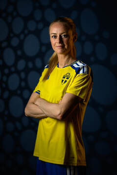 Amanda Ilestedt of the Swedish women's national football