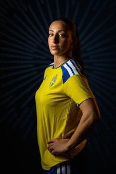 Rosa Kafaji of the Swedish women's national football team