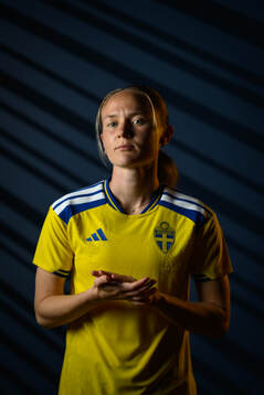 Matilda Vinberg of the Swedish women's national football