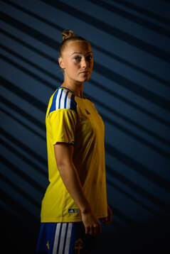 Hanna Bennisson of the Swedish women's national football