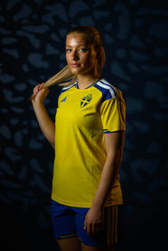 Smilla Holmberg of the Swedish women's national football