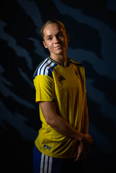 Hanna Lundkvist of the Swedish women's national football