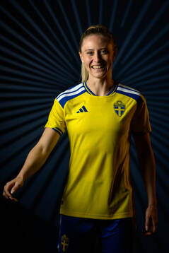 Rebecka Blomqvist of the Swedish women's national football