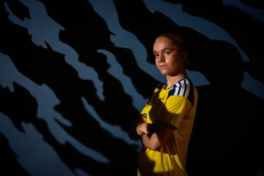 Hanna Lundkvist of the Swedish women's national football