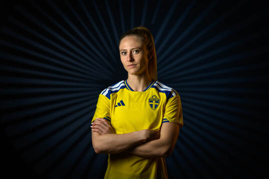 Rebecka Blomqvist of the Swedish women's national football