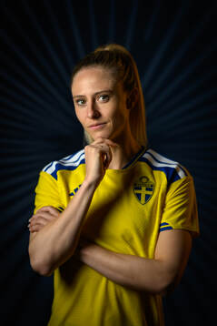 Rebecka Blomqvist of the Swedish women's national football