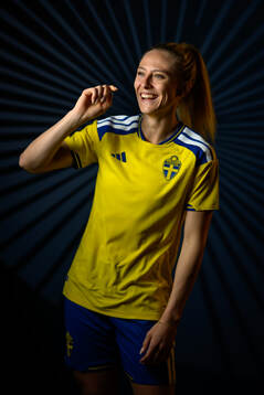 Rebecka Blomqvist of the Swedish women's national football