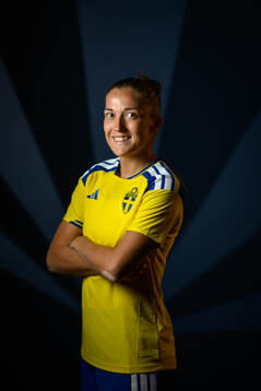 Filippa Angeldahl of the Swedish women's national football