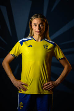 Fridolina Rolfö of the Swedish women's national football