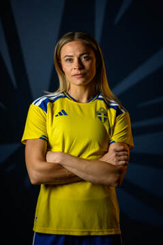Fridolina Rolfö of the Swedish women's national football