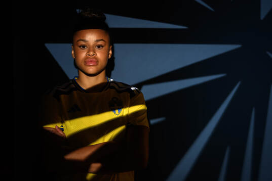 Felicia Schröder of the Swedish women's national football