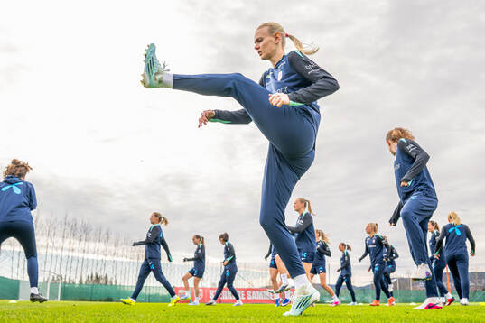 Karina Sævik of the Norwegian women's national football