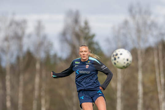 Synne Sofie Kinden Jensen of the Norwegian women's national