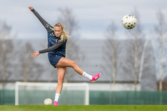Synne Sofie Kinden Jensen of the Norwegian women's national
