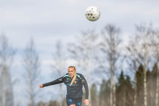 Synne Sofie Kinden Jensen of the Norwegian women's national