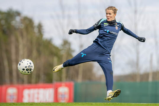 Ada Hegerberg of the Norwegian women's national football