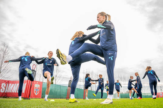 Ada Hegerberg of the Norwegian women's national football