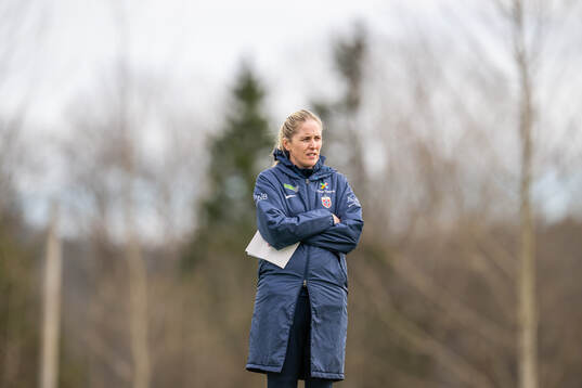Gemma Grainger, head coach of the Norwegian women's