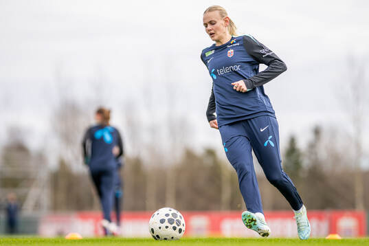 Karina Sævik of the Norwegian women's national football