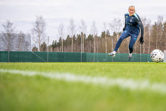 Frida Maanum of the Norwegian women's national football team