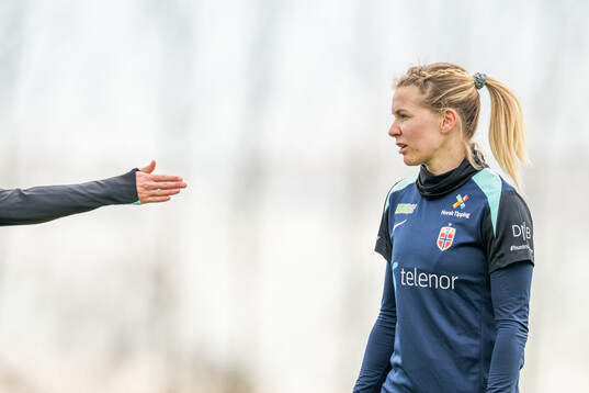 Ada Hegerberg of the Norwegian women's national football