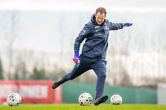 Jon Knudsen, goalkeeper coach of the Norwegian women's
