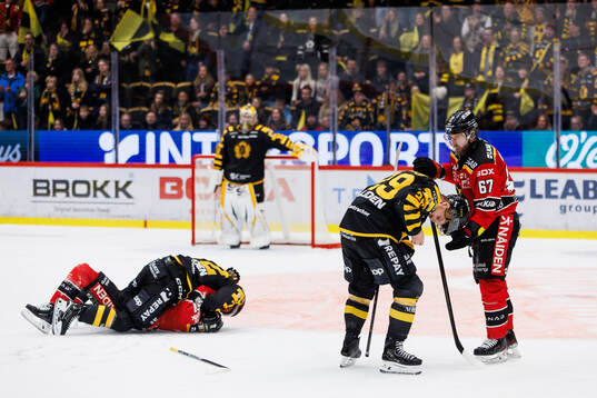 Skellefteås Mikkel Aagaard och Luleås Linus Omark