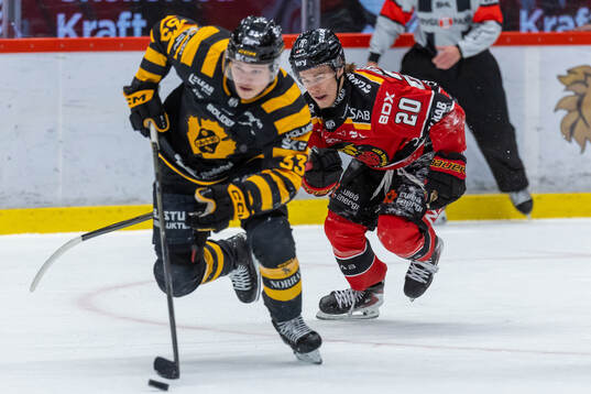 Skellefteås Zeb Forsfjäll och Luleås Casper Juustovaara