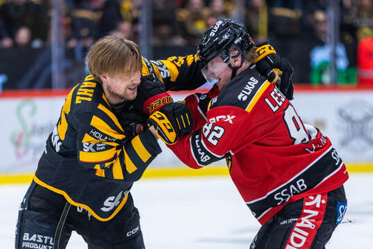 Skellefteås Max Krogdahl och Luleås Otto Leskinen