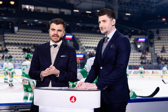 TV4s Almen Bibic och Björn Oldeen