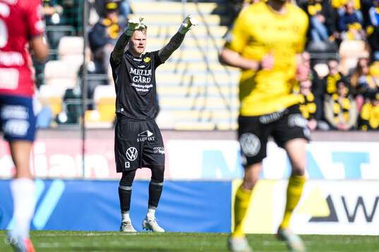 Mjällbys målvakt Robin Wallinder