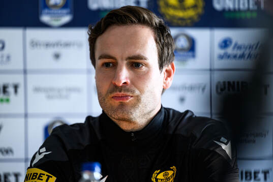 Mjällbys tränare Karl Marius Aksum