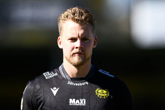 Mjällbys målvakt Robin Wallinder