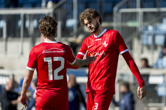 Ariana FCs Gabriel Hebrunn och Albin Sjöstrand Bjurnemark