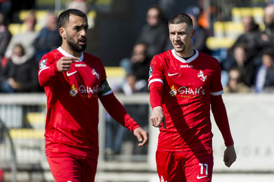 Ariana FCs Brwa Nouri och André Reinholdsson