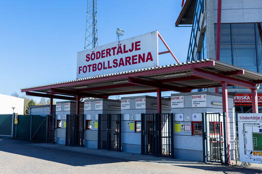Entren till Södertälje Fotbollsarena