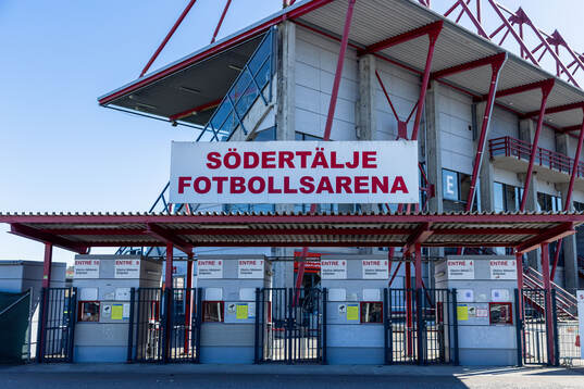 Entren till Södertälje Fotbollsarena