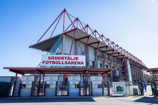 Entren till Södertälje Fotbollsarena
