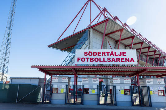 Entren till Södertälje Fotbollsarena