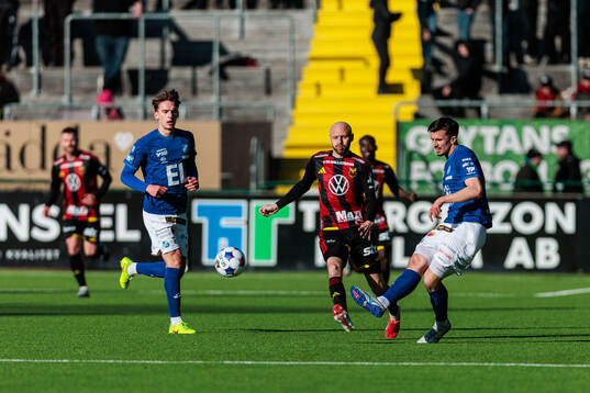 Östersunds Curtis Edwards och Norrbys Aldin Nedzibovic