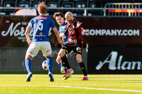Under fotbollsmatchen i Superettan mellan Östersund och