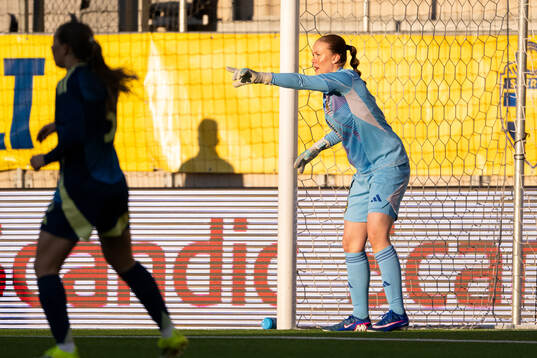 Goalkeeper Hanna Karlsson of Sweden