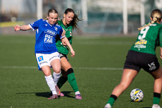 Halmstads Ida Karlsson och Varbergs Linn Graudums