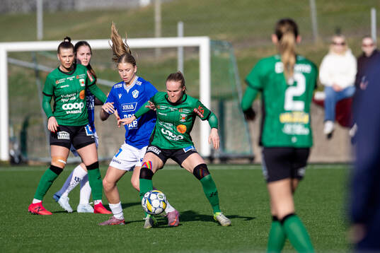 Halmstads Lisa Ek och Varbergs Josefin Johansson