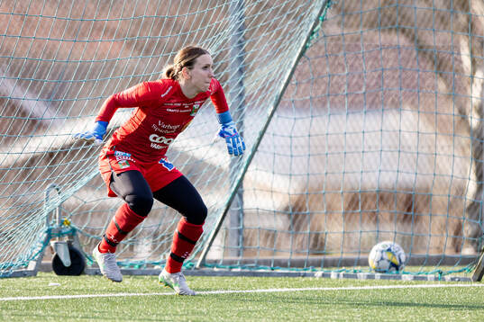 Varbergs målvakt Jasmine Strandberg