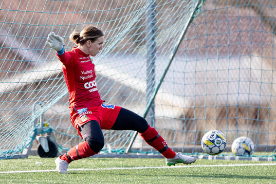 Varbergs målvakt Jasmine Strandberg