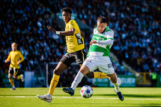 Elfsborgs Rufai Mohammed och Västerås Abdelrahman Boudah