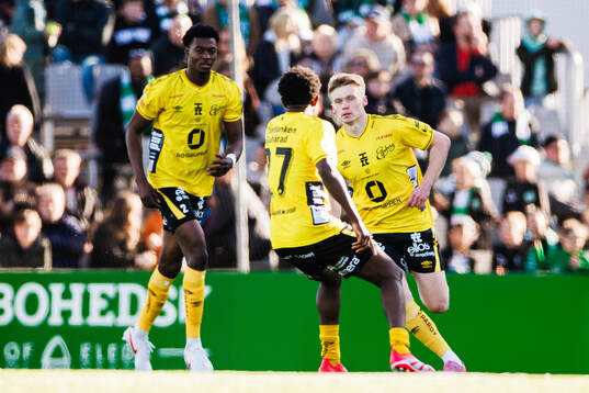 Elfsborgs Ari Sigurpálsson jublar