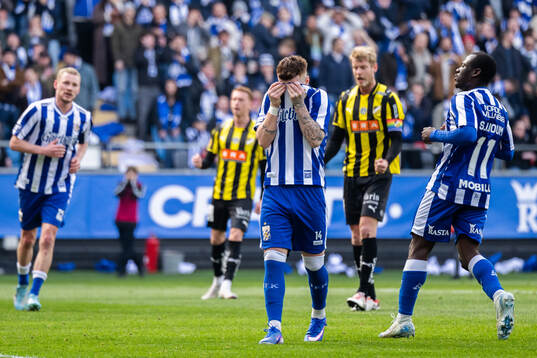 IFK Göteborgs Tobias Heintz deppar